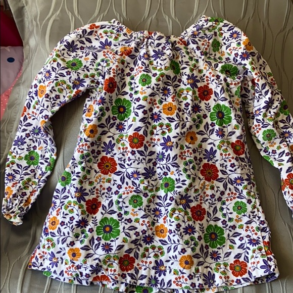 Kids fall floral dress - Picture 3 of 5